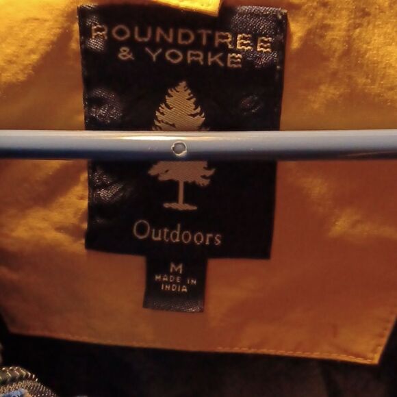 Round Tree & York Y2K Windbreaker Yellow & Blue Sportwear Packable Jacket M - Picture 5 of 12